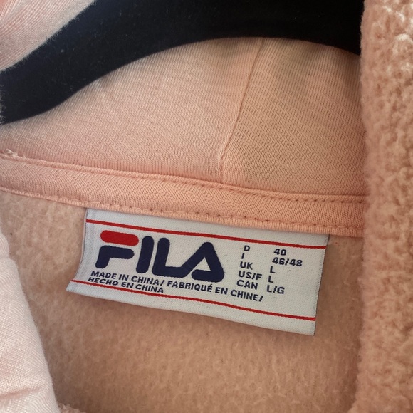 Fila Women’s Soft Pink Fleece Pullover Jacket - Picture 6 of 6
